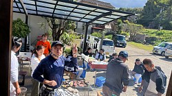 岩壺神社祭りBBQ